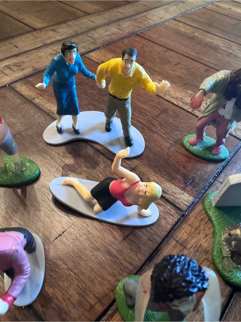 Zombie Cake Toppers Figurines Horror Scary Cupcake Novelty Halloween Party